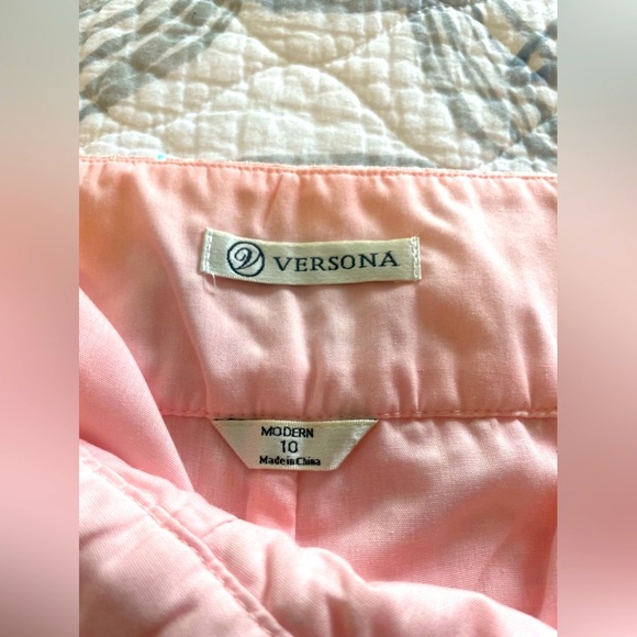 Versona Light pink sequin shorts, worn 1x - Picture 4 of 4